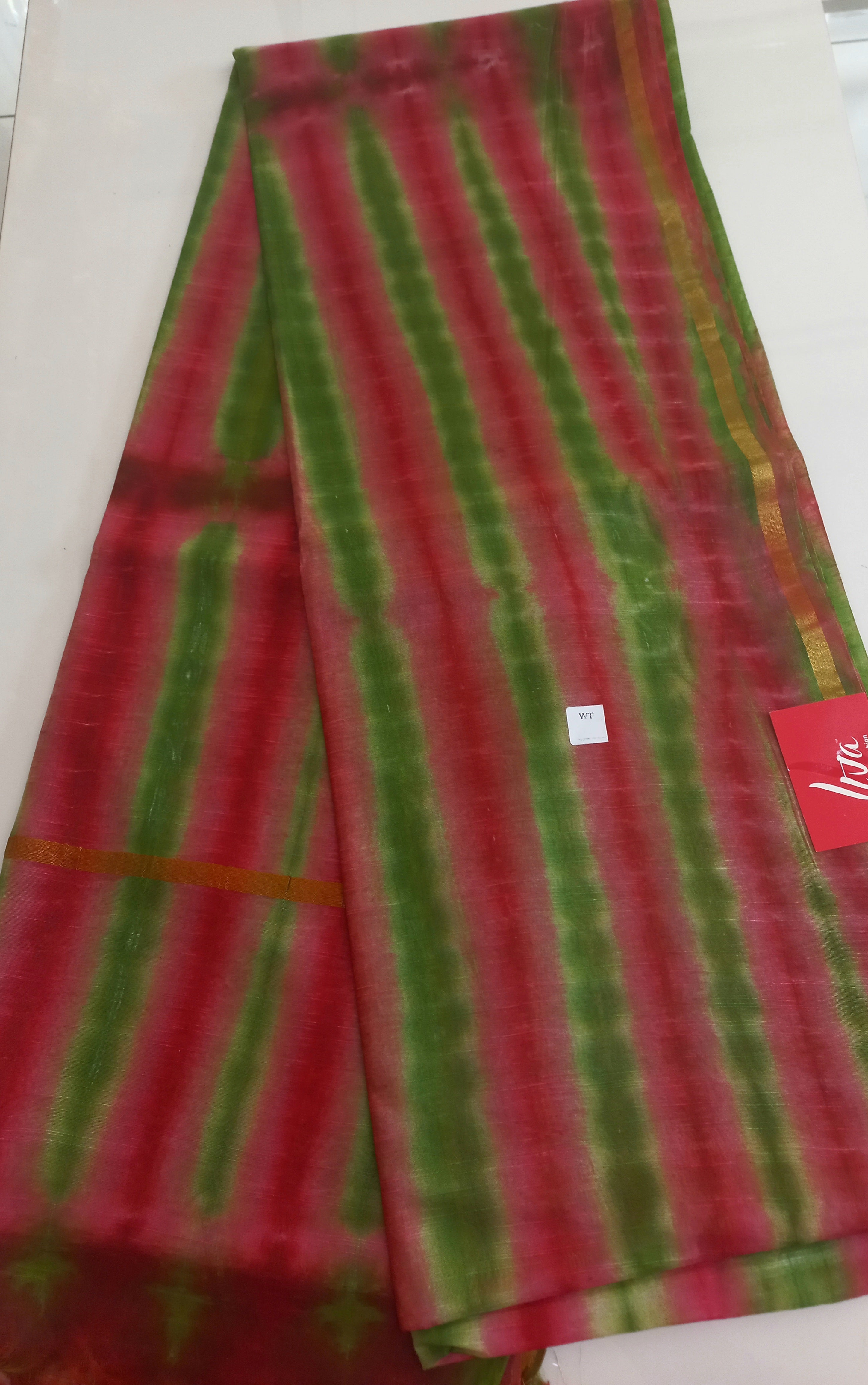 Cotton blend Art silk saree