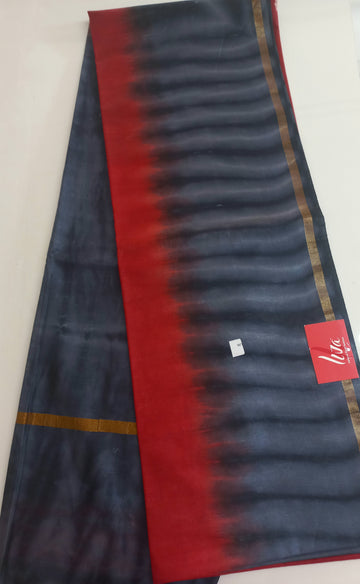 Cotton blend Art silk saree with shibori print