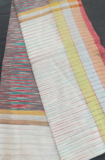 Cotton silk saree