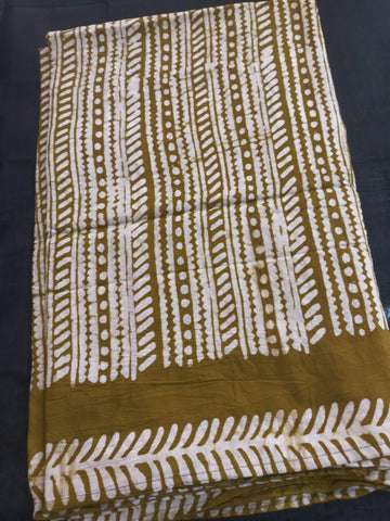 Viscose mul cotton saree