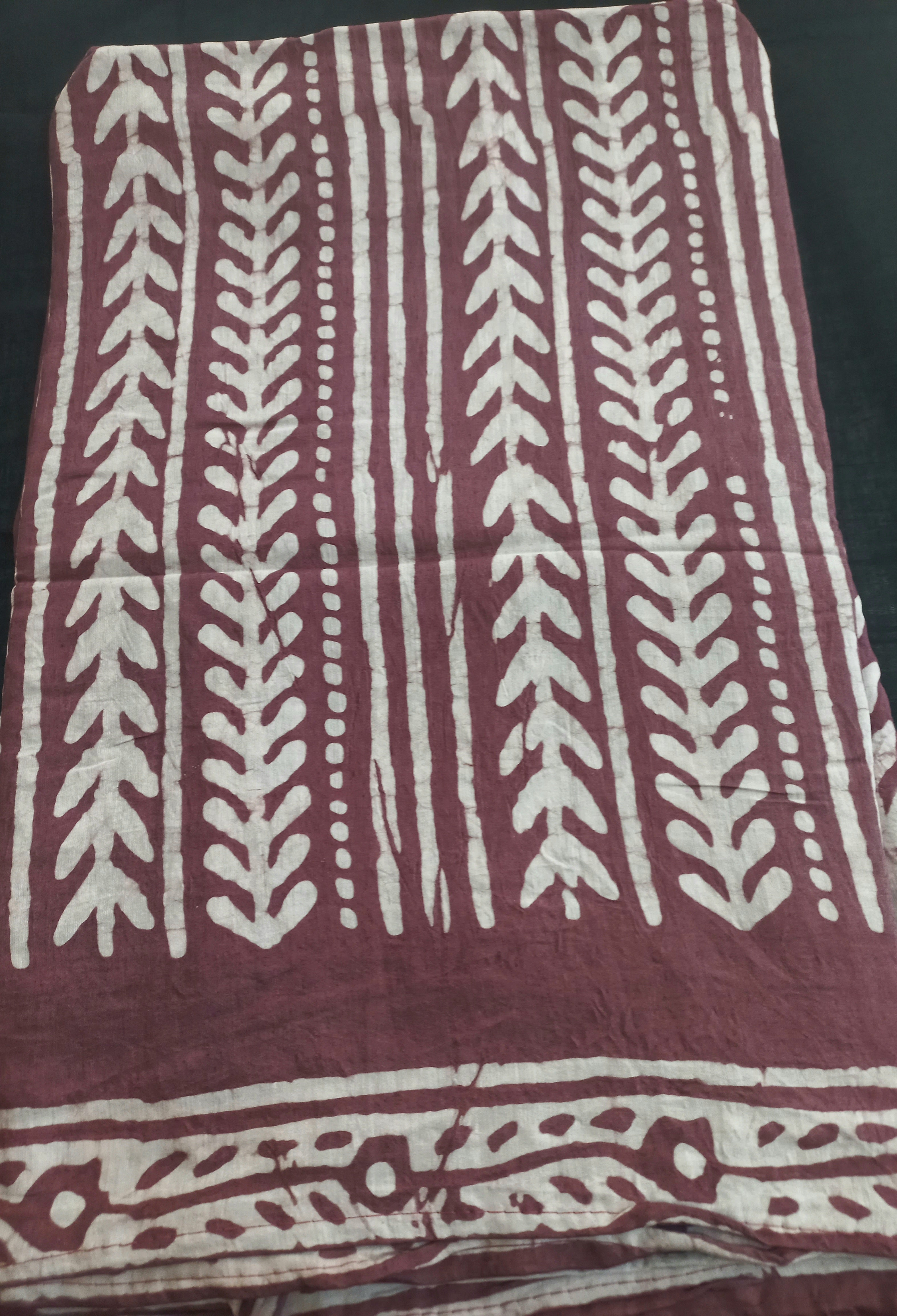 Viscose muĺ cotton saree