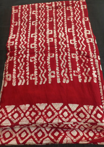 Viscose mul cotton saree
