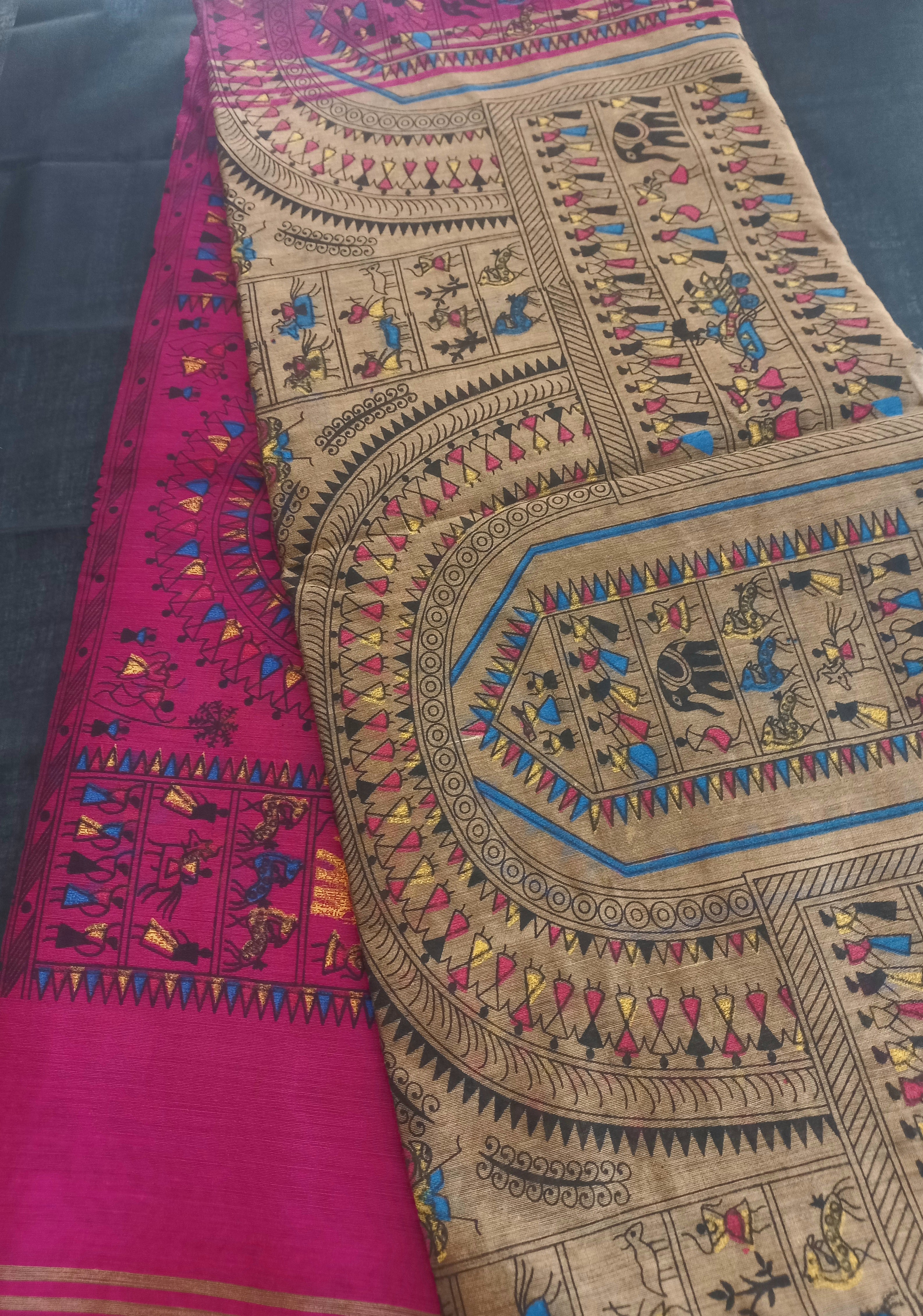 Cotton silk saree