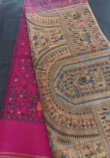 Cotton silk saree