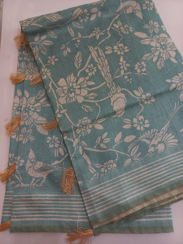 CRUSHED TISSUE Saree