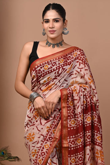 Maheshwari silk saree