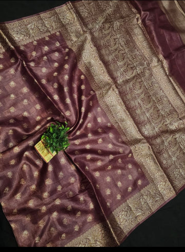 Pure Tussar kosa silk saree